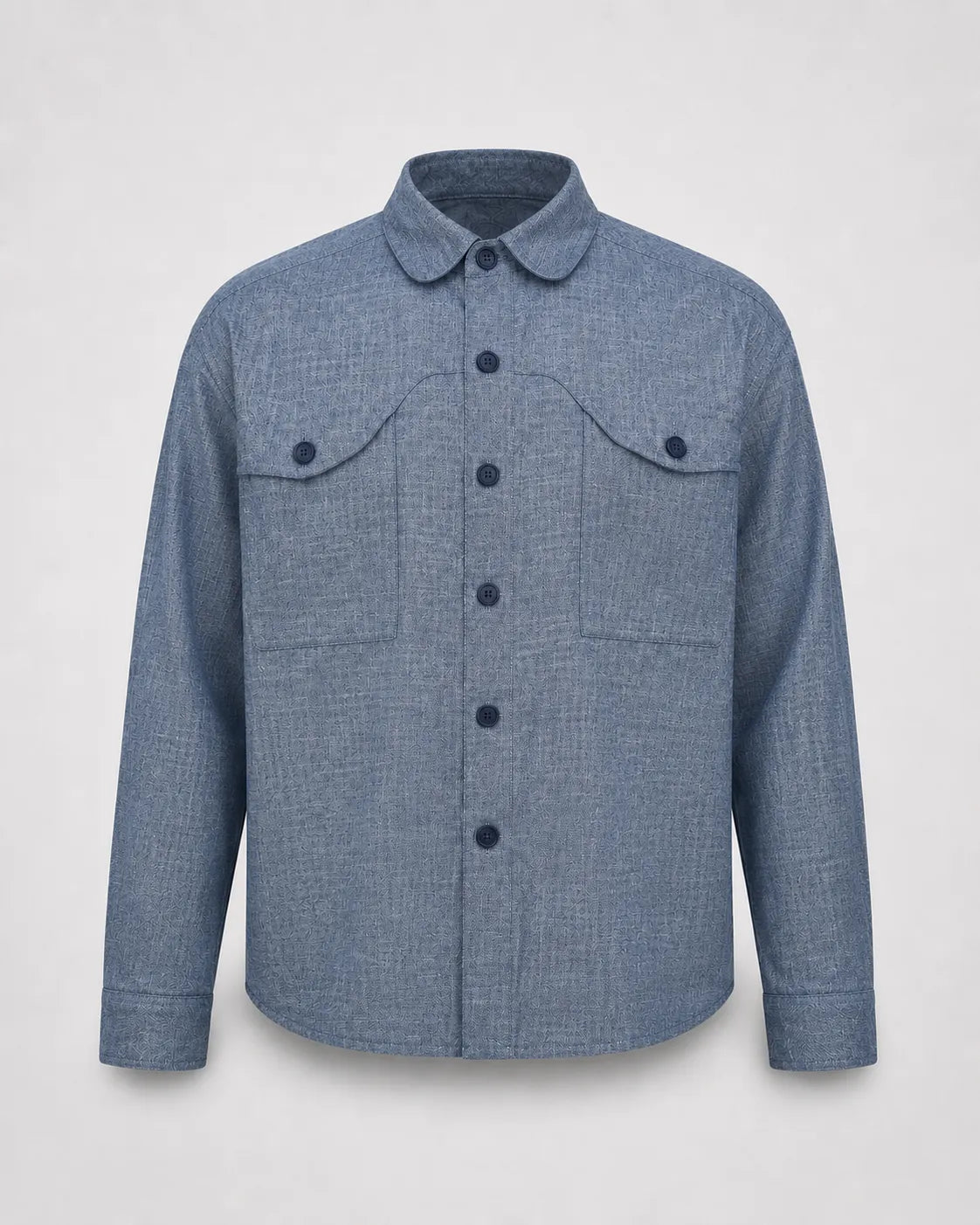 Loverboy Button Down in Navy Blue — product photo