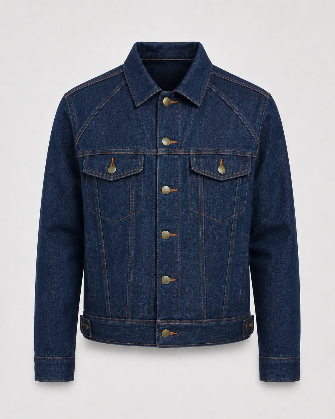 Loverboy Japanese Denim Jacket in Navy Blue — product photo