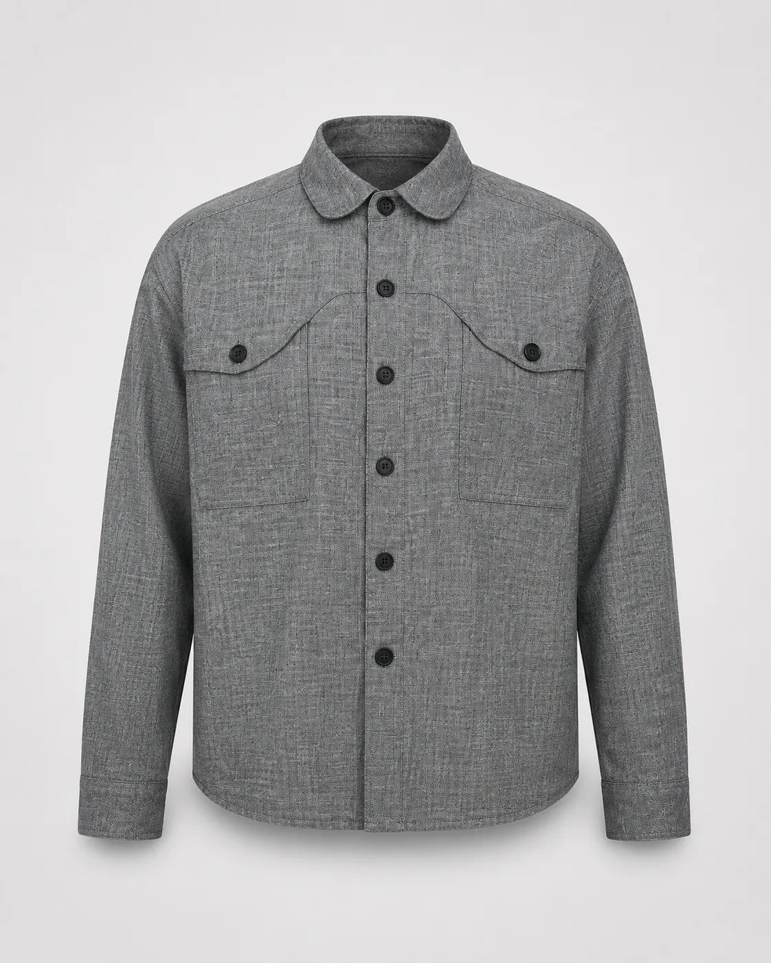Loverboy Button Down in Charcoal Grey — product photo