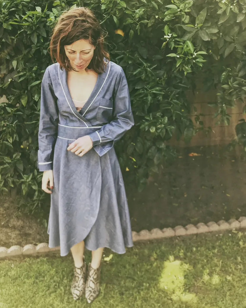 The Normean Wrap Dress — product photo