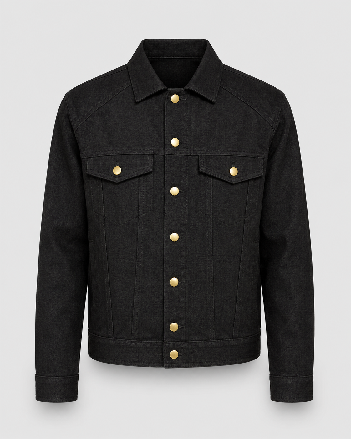 Loverboy Denim Jacket in Midnight Black — product photo
