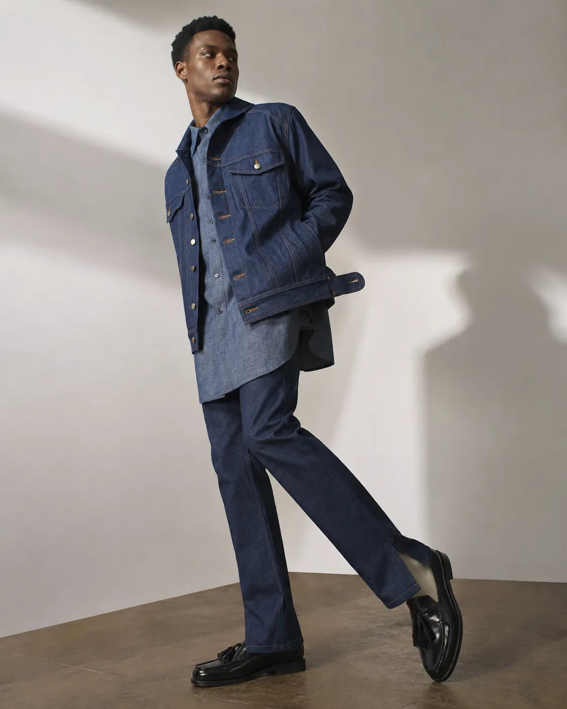 Loverboy Japanese Denim Jeans in Blue — product photo