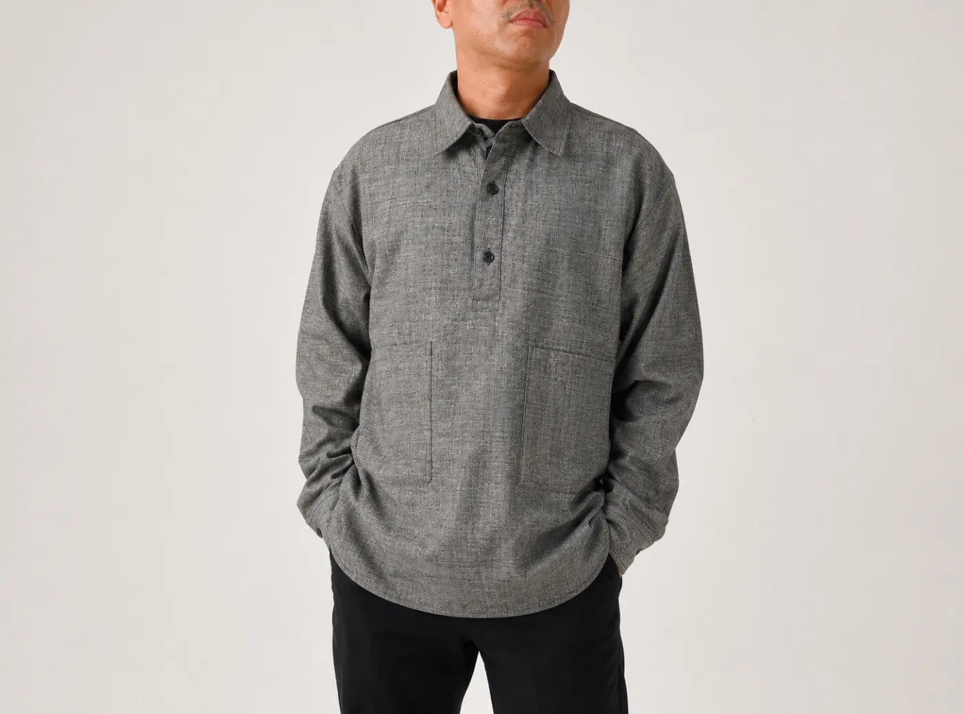 Demo — the Pullover, on the body.